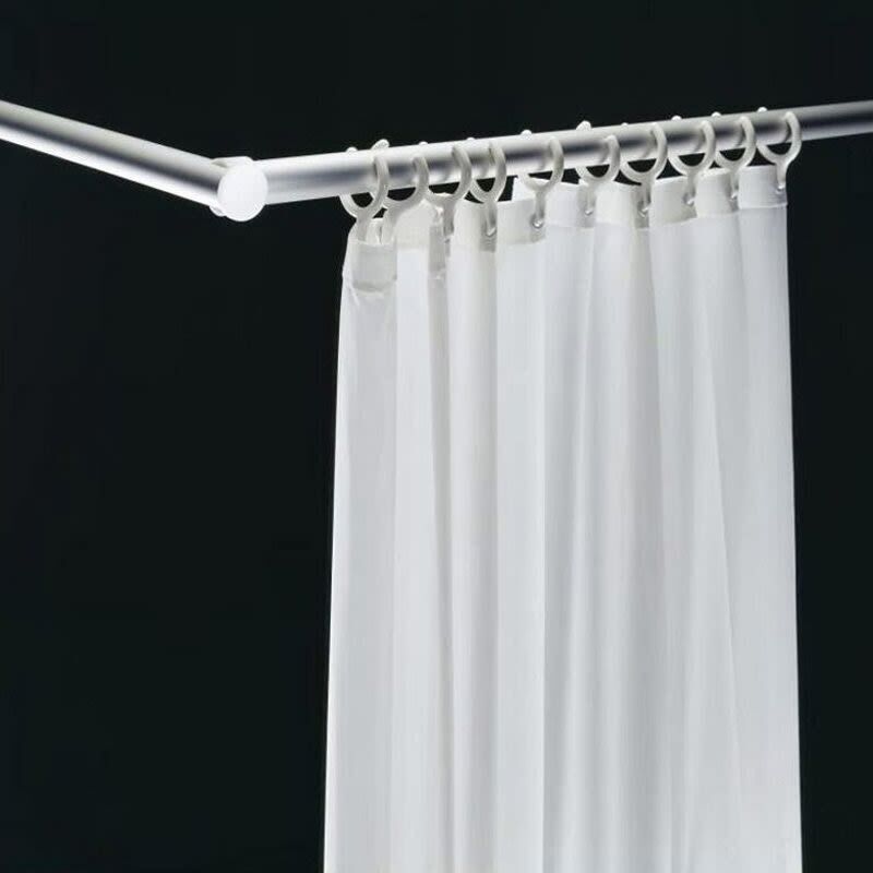 Pressalit schwenkbare Duschvorhangstange 155 x 155 cm, Accessoires, RT225, weiß