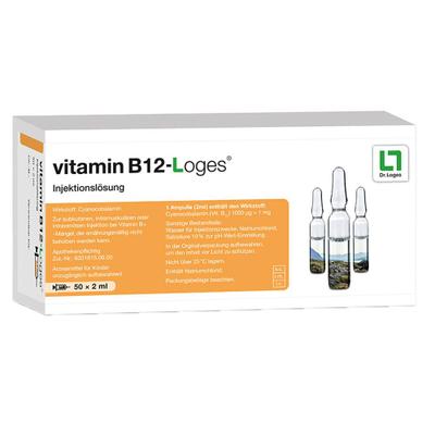 Vitamin B12-Loges Injektionslösung Amp. 50x2 ml Ampullen