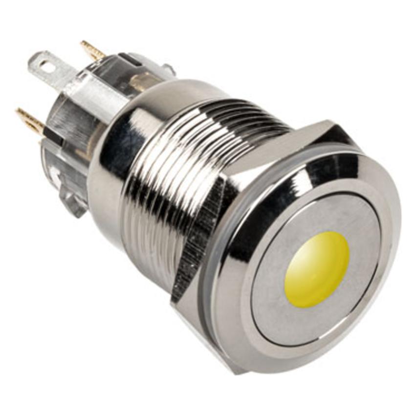 DimasTech Vandalismusschalter/-taster 19mm, Silverline Dot - RGB (PD210)