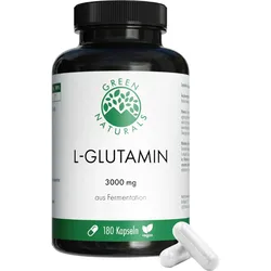 Green Naturals L-Glutamin 3.000 mg Vegan 180 ST