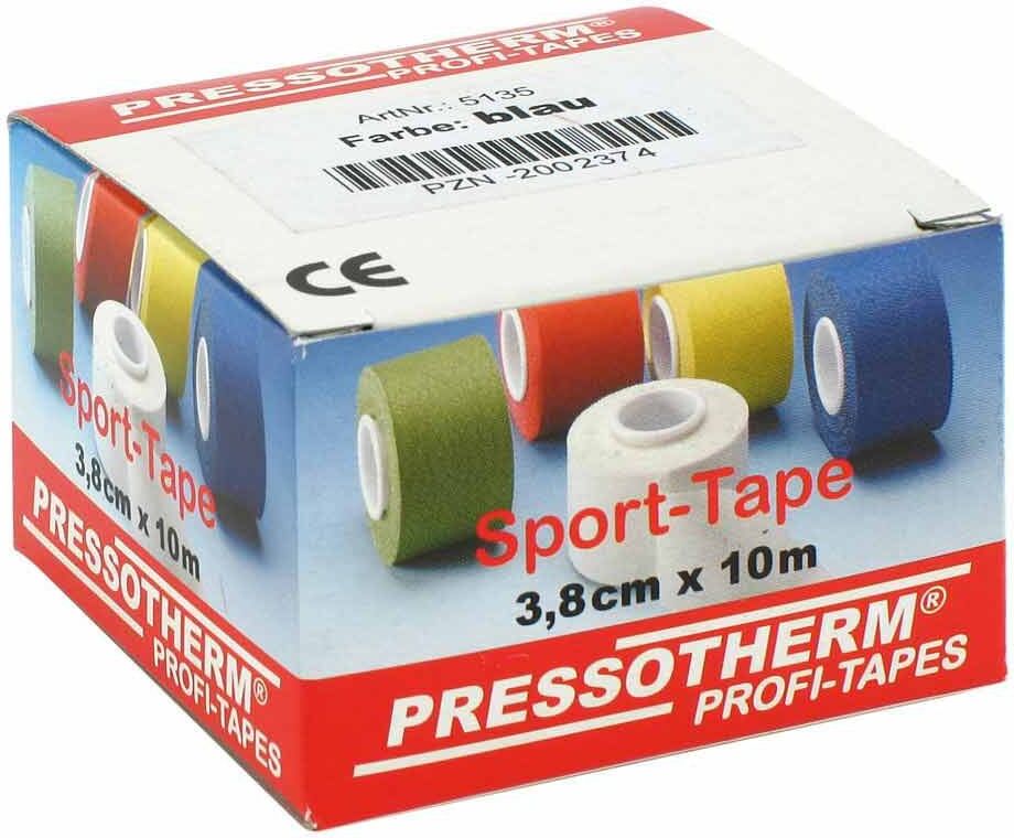 Pressotherm Sport-tape 3,8cmx10m blau 1stk