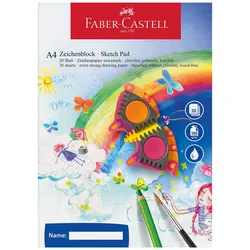 FABER-CASTELL Zeichenblock DIN A4 20 Blatt