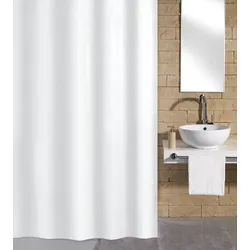 Kleine Wolke Eco Care Duschvorhang Rica Schneeweiss 180x200 cm