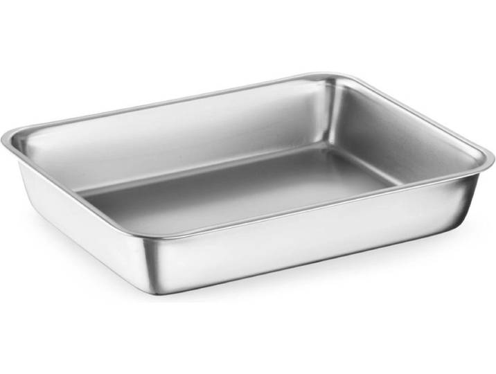 HENDI Vleesschaal – roestvast staal – professioneel – 310x240x48 mm – vaatwasmachinebestendig