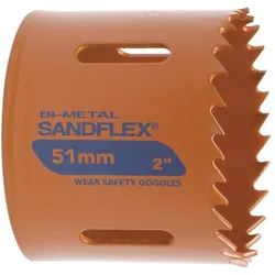 Bahco, Lochsäge, Sandflex Bimetall-Lochsäge für Metall/Holzplatten/Kunststoff 102 mm - Kartonverpackung (102 mm)