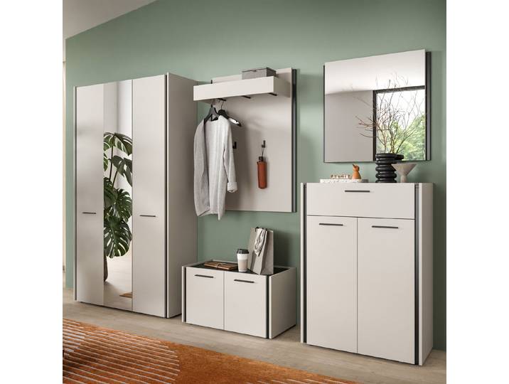 Ensemble composé de vestiaire Emil 5 287 x 190 x 40cm Beige