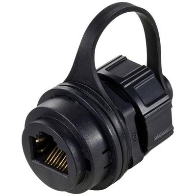 TRU COMPONENTS RJ45 Einbaubuchse rund TC-12770440 Einführhilfe für RJ45 1St.