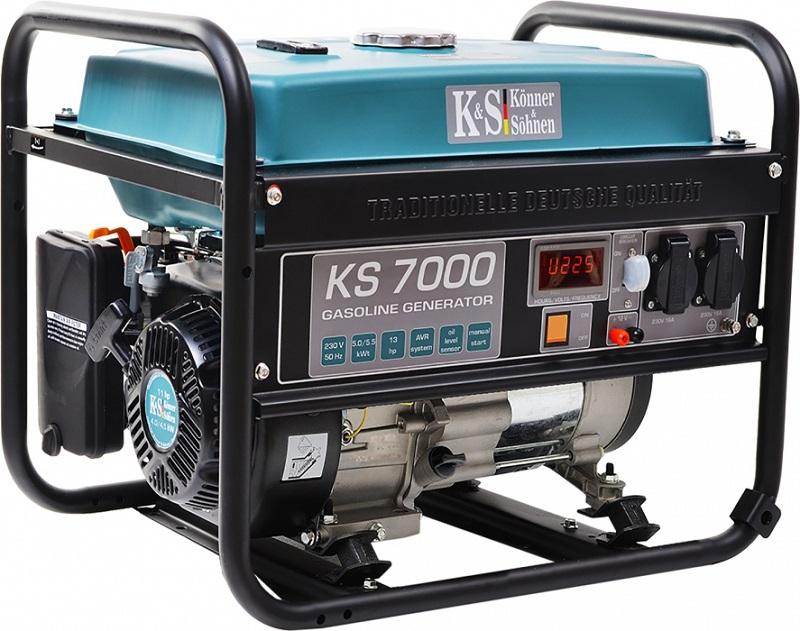 KS 7000 Stromerzeuger Strom generator Benzin Notstromaggregat 5.5 kW
