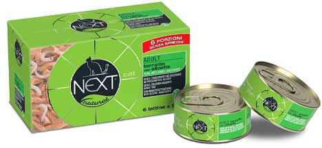 Next Natural Cat Lattina Multipack 6x50G TONNETTO CON ALICETTE