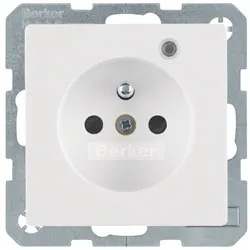 Berker 6765096089 Steckdose m SK-Stift LED Q.x pw