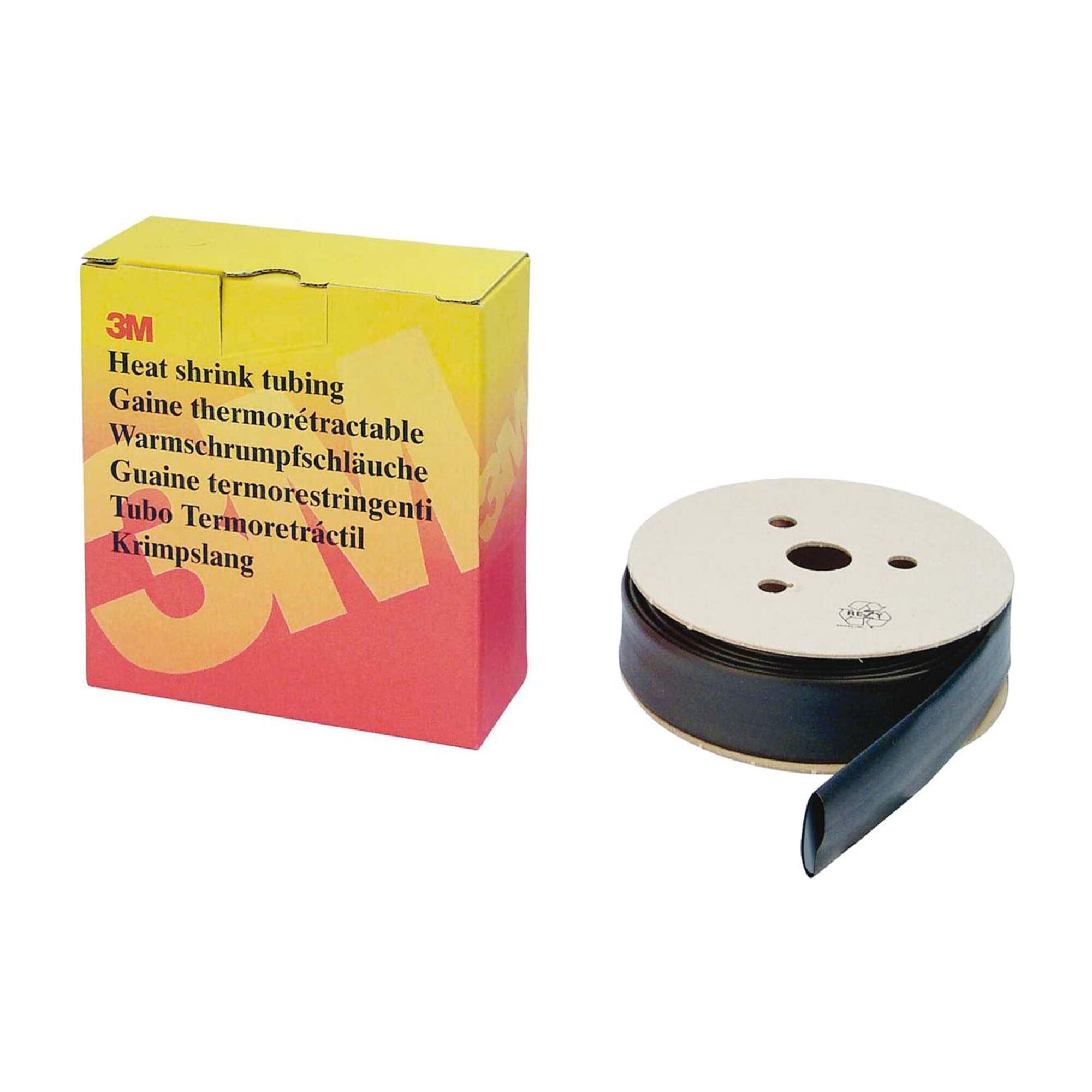 3M Deutschland Warmschrumpfschlauch Rolle 4,8/2,4 mm,sw,dünnw. HSR sw (7000099049)
