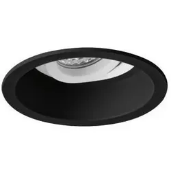 Brumberg 45000560 Einbaumodul rund, schwarz struktur / weiss struktur, Durchmesser: 105 mm, Decke