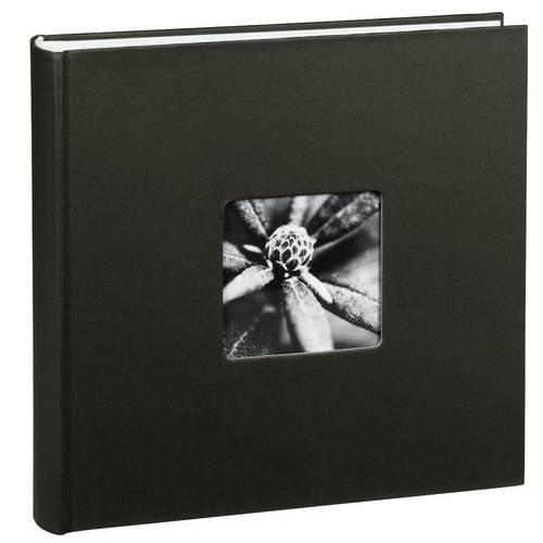 Hama 00001898 Jumbo-Album "Fine Art", 30x30 cm, 100 weiße Seiten, Schwarz