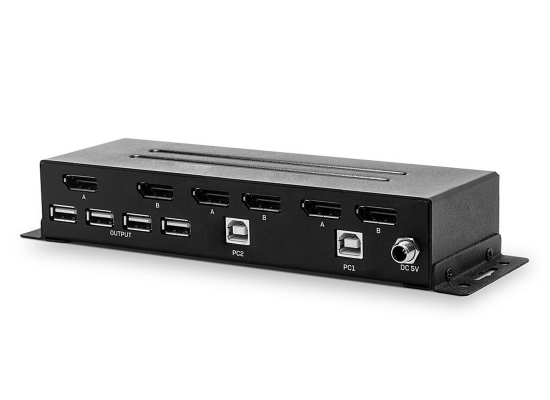 Lindy 39306 2 Port Dual Head KVM Switcher