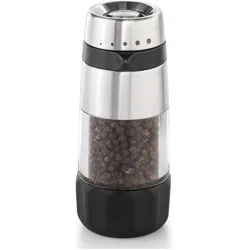OXO Good Grips, Pfeffermühle + Salzmühle, Silber, Schwarz, Transparent