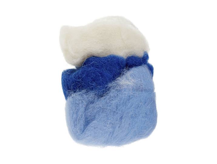 Glorex Schafwolle Blau