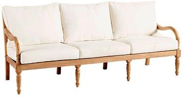 Ceylon Teak Sofa with Cushions - Ballard Designs
