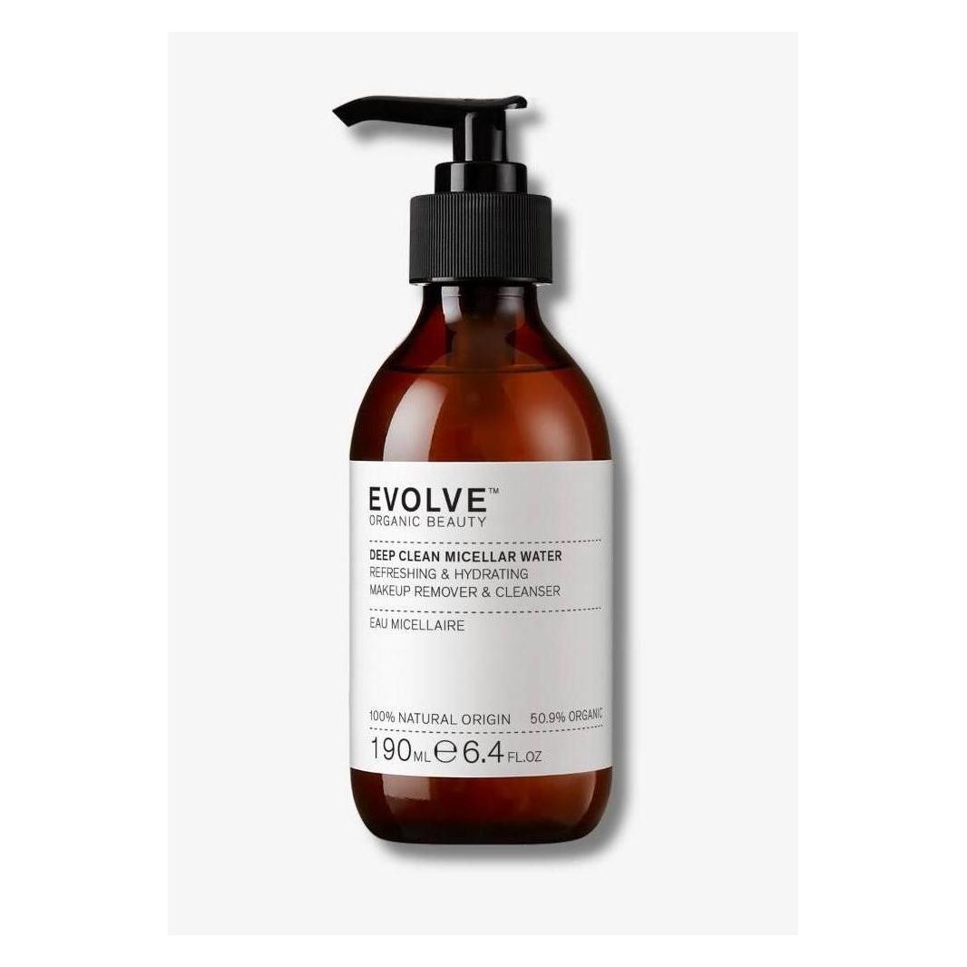 Evolve Organic Beauty Natural Deep Clean Micellar Water 6.4 fl oz 190 mL (Gesichtswasser, 190 ml) (EB184)
