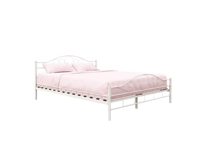 Metallbett AURELIE 160 x 200 cm weiss