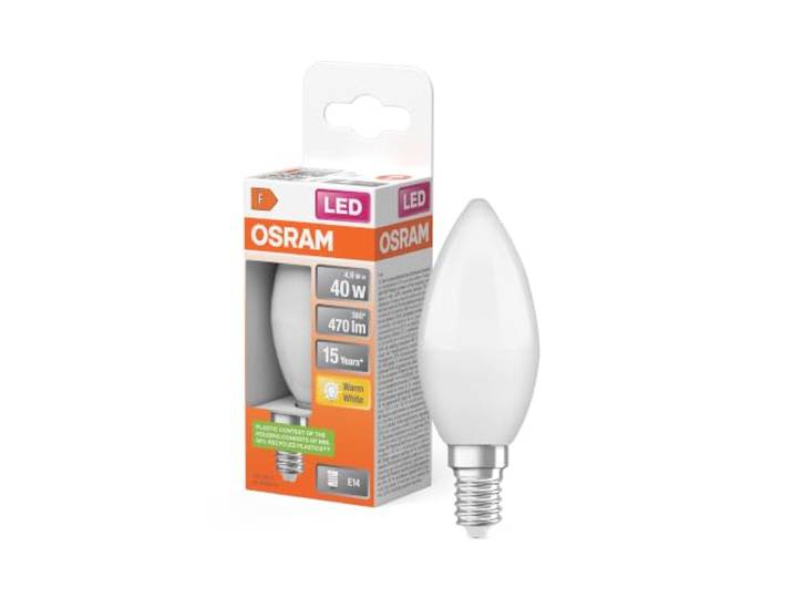 Osram Ampoule LED Culot: E14 Blanc chaud 2700 K 5\,50 W équivalent à 40 W LED STAR CLASSIC B