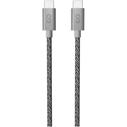 Epico Fabric Braided Cable C to C 1.8m 2020 (1.80 m, USB 3.2 Gen 1, 60 W), USB Kabel