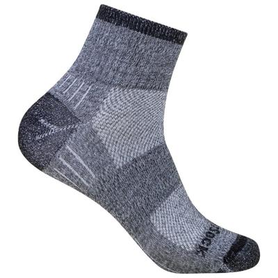 Wrightsock - Escape Quarter - Multifunktionssocken 34-37 | EU 34-37 grau