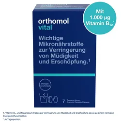 ORTHOMOL Vital Granulat/Tablette/Kapseln Orange 118,3 g