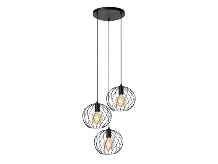 LUCIDE DANZA - Suspension - Ø 50 cm - 3xE27 - Noir