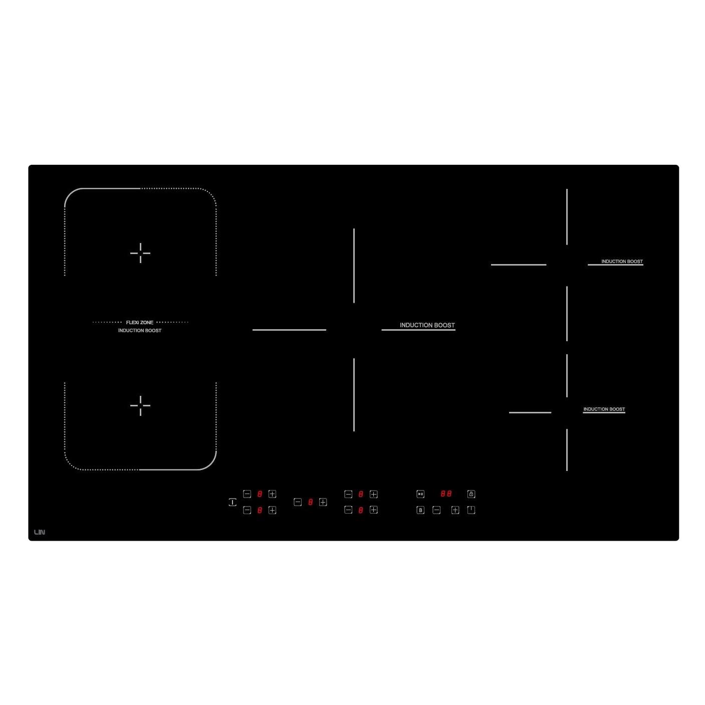LIN Induktionskochfeld LI-B572357200 W (90 cm, Induktionskochfeld) (LI-B57235)