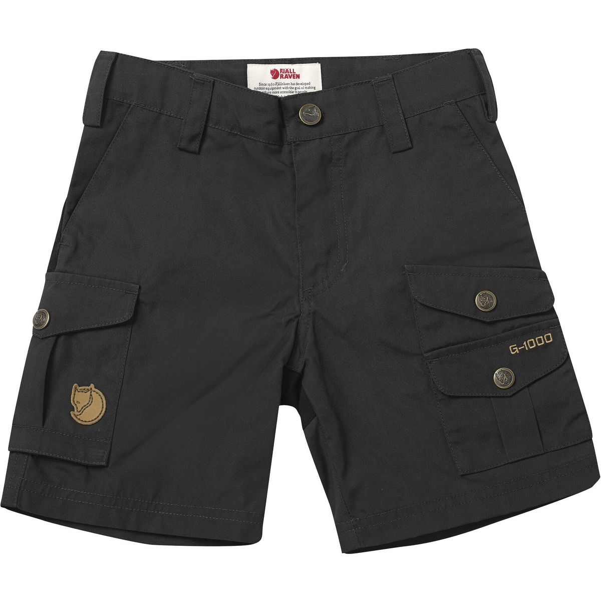 Fjällräven Kids Vidda Shorts dark grey (030) 122 F82469-030-122