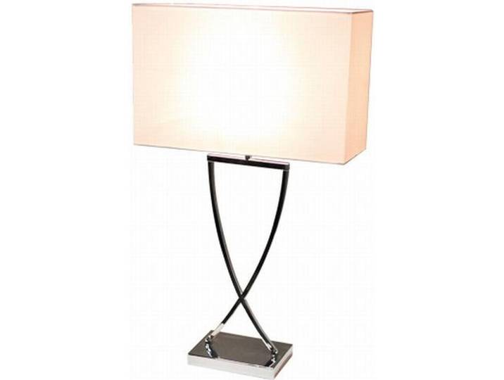 Tischlampe Omega Weiß/ Chromfarben