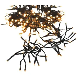 WellHome - 3000 warmweiße LED-Cluster-Lichterkette mit 8-Funktions-Controller – 21,8 Meter