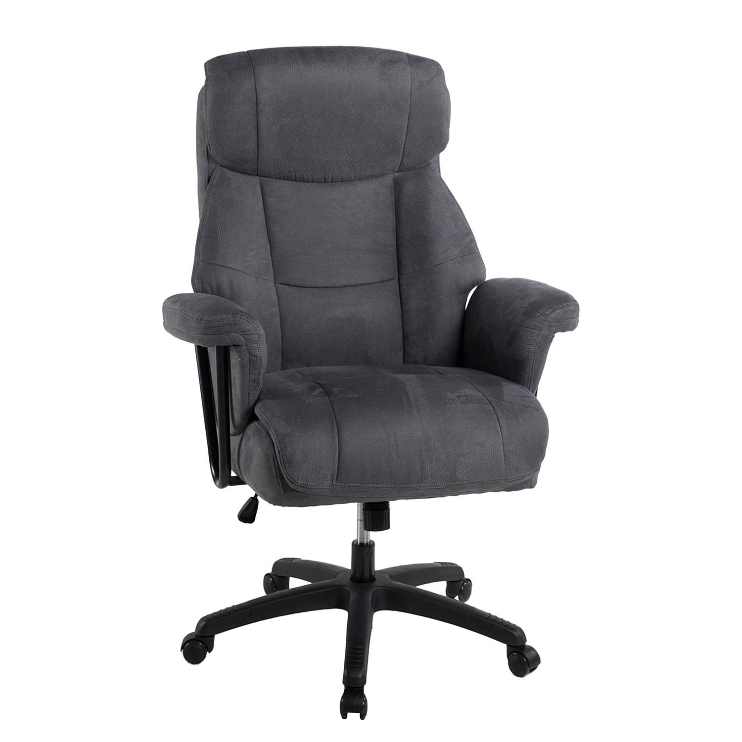 home24 Bureaustoel Mauro XXL Grijs