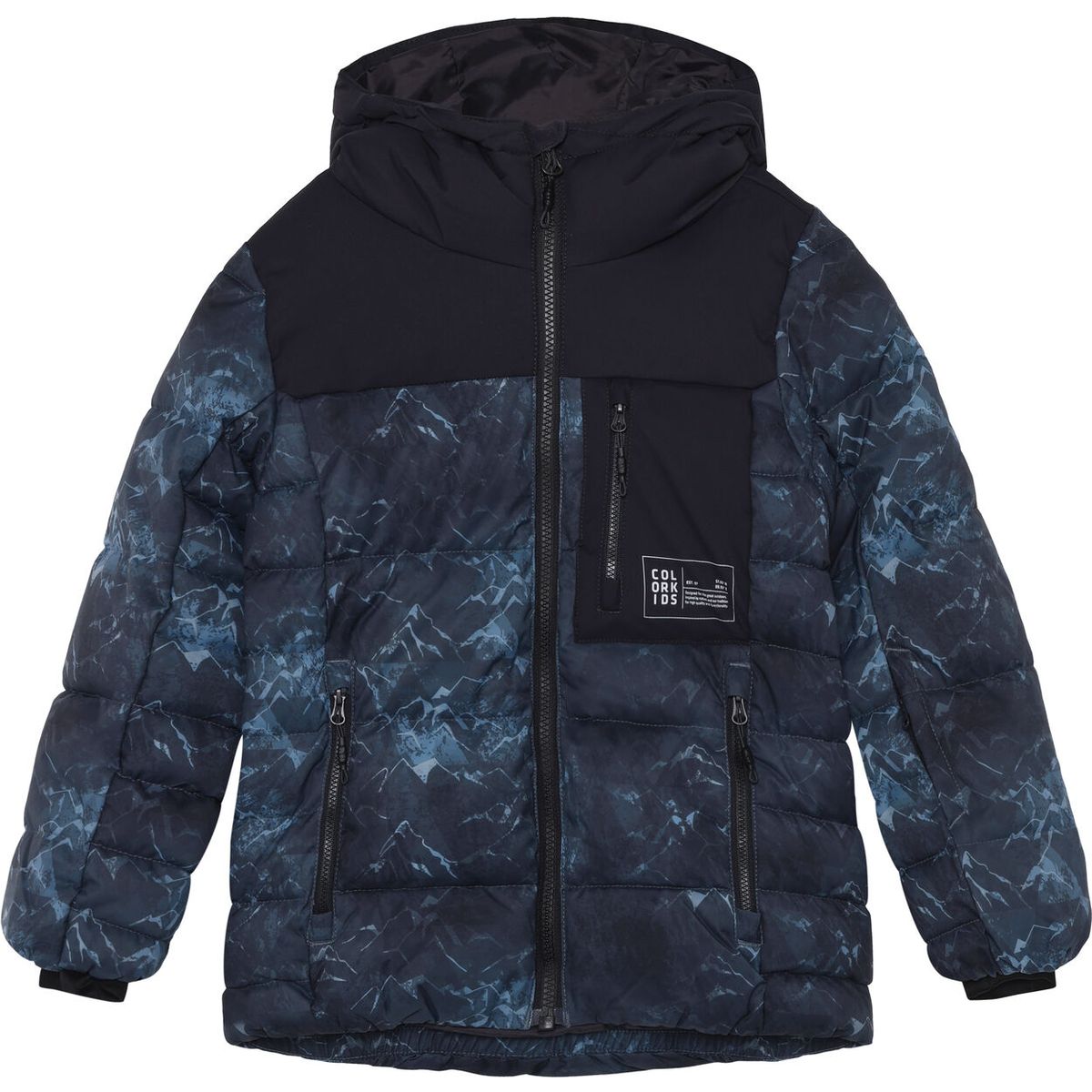 Color Kids Jr. Ski Puffer Jacket Quilt 742763 turbulence (1922) 152 742763-1922-152
