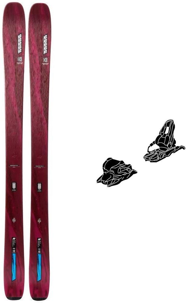 K2  - Pack Ski Mindbender 96C W - 166 + 11.0 Tp 100mm Black Anthracite - Ski