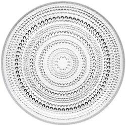 Iittala Kastehelmi Teller, Teller, Transparent