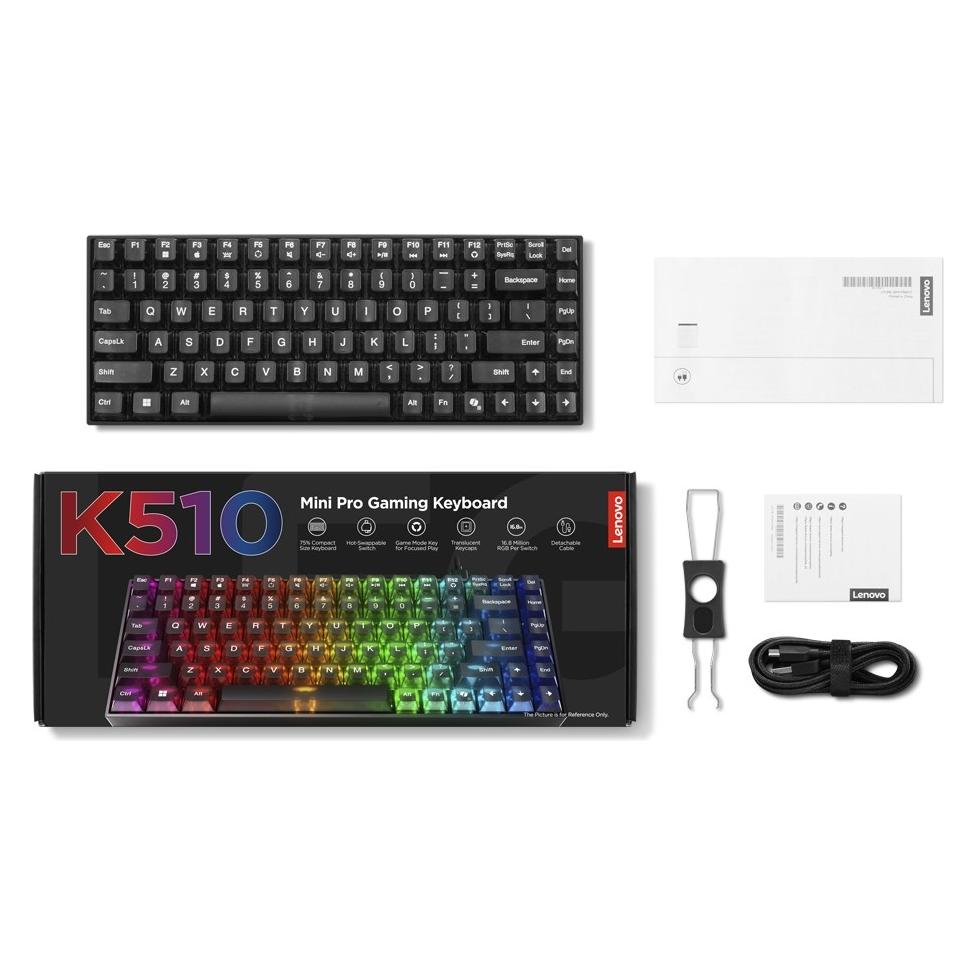 Lenovo Legion K510 Mini Pro Gaming Tastatur (US, Kabelgebunden) (GY41P80860)