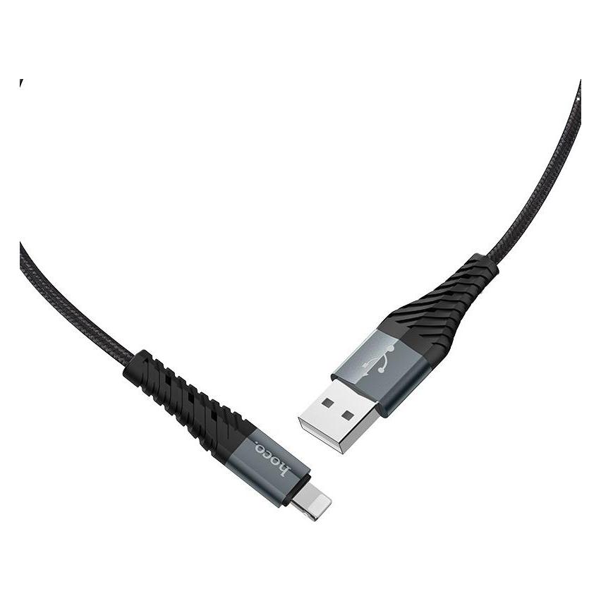 Hoco USB-A to Lightning X38 Cool, 18W, 2A, 1m, schwarz (1 m, USB 2.0, 18 W) (47712423)