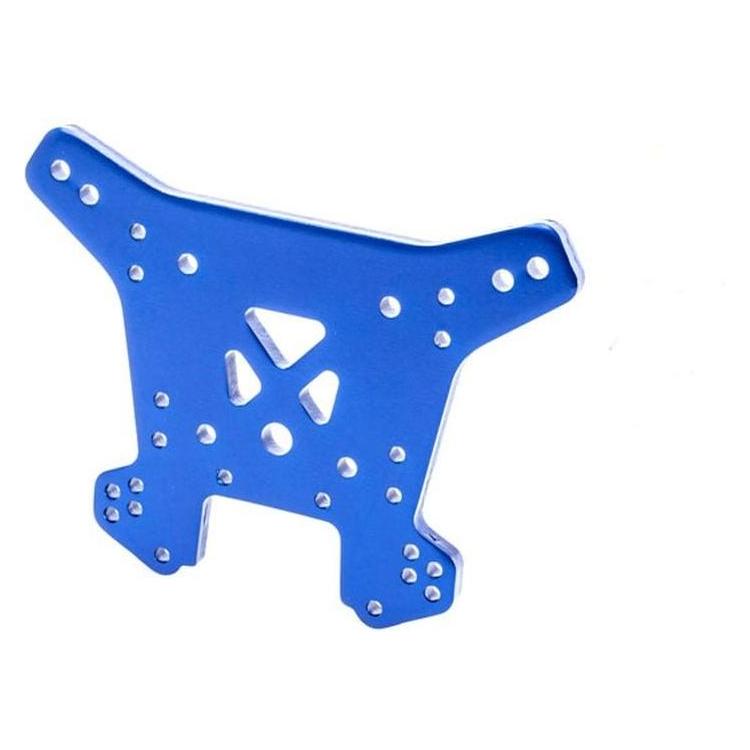 Traxxas dämpferbrücke hinten 6061-t6 alu blau eloxiert (TRX9538)