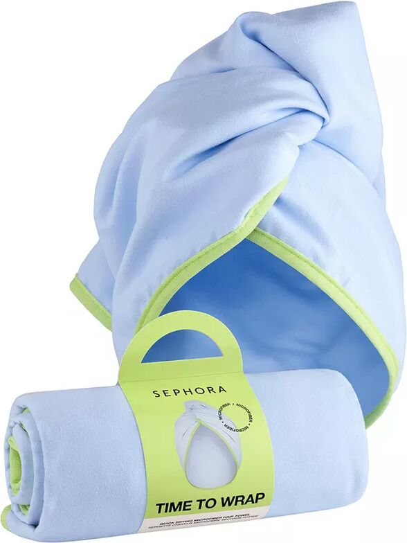 SEPHORA - Time To Wrap - Mikrofaser-Haarhandtuch für schnelles Trocknen, 1 Stück, Fantasie