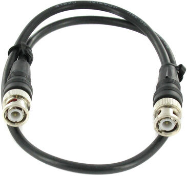 pro snake BNC Cable 50 Ohm 0,5m Schwarz