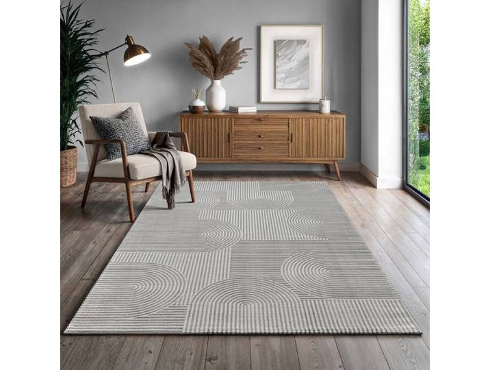 the carpet tapis de salon vintage Gris 160 x 230 cm