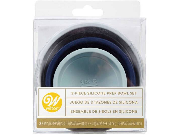 Wilton Siliconen Kommen Set - 3-Delig