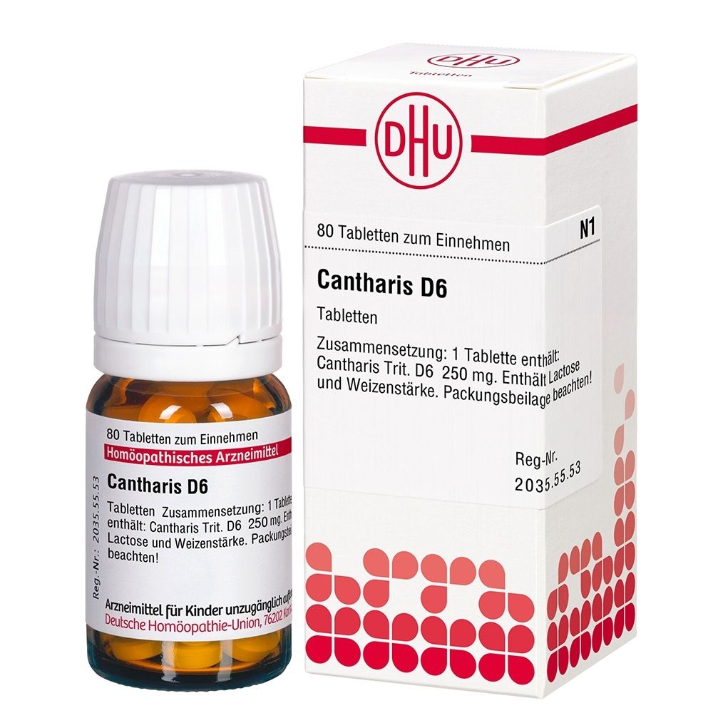 Cantharis D 6 Tabletten 80 St
