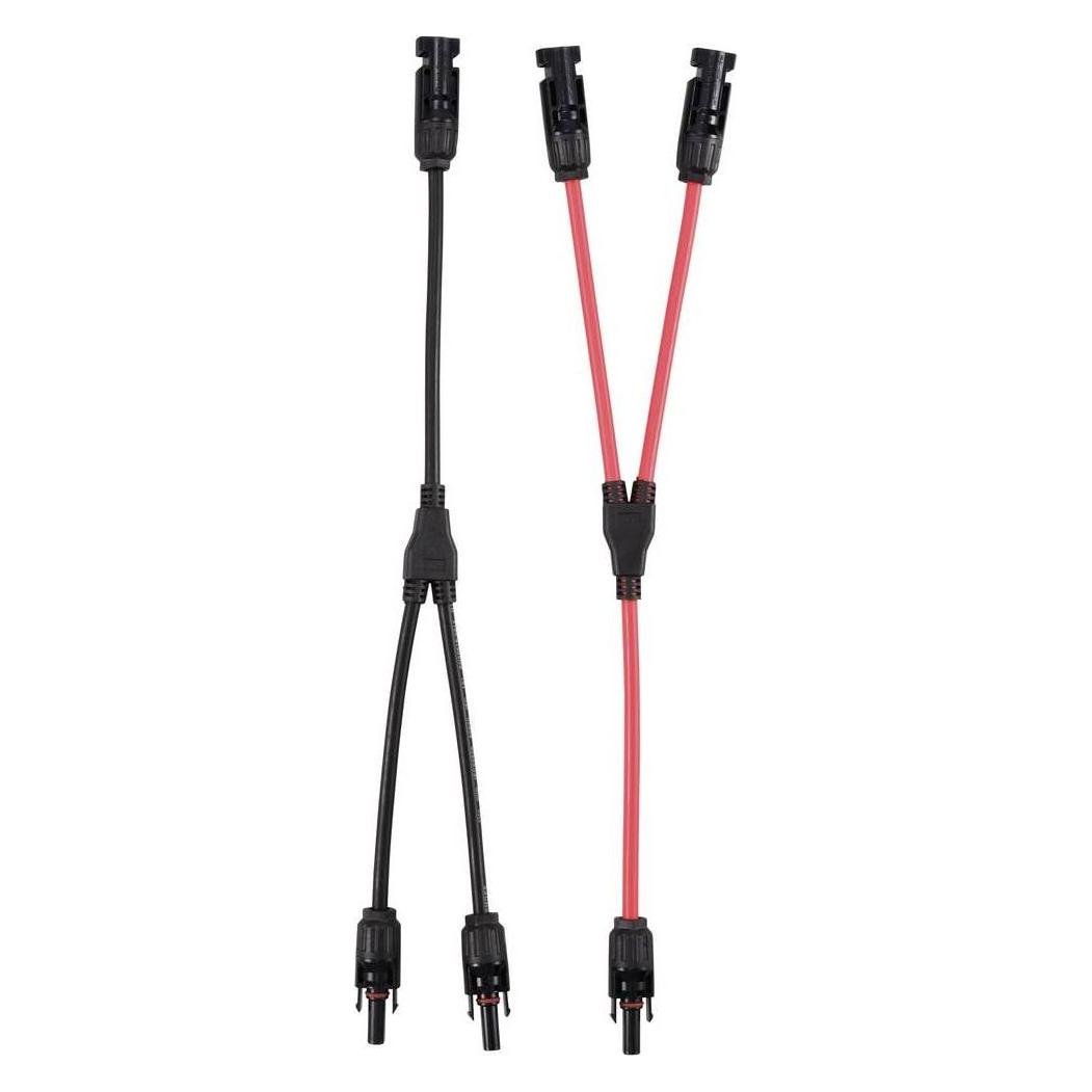 Tru Components Je 1x Parallel Solarsteckverbinder Stecker auf 2x Buchse + Buchse auf 2x Stecker (Solarstecker) (TC-12195656)