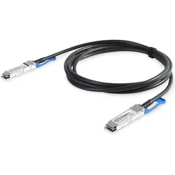 Digitus 100G QSFP28 DAC Kabel, 1m (S/FTP, CAT7, 1 m), Netzwerkkabel