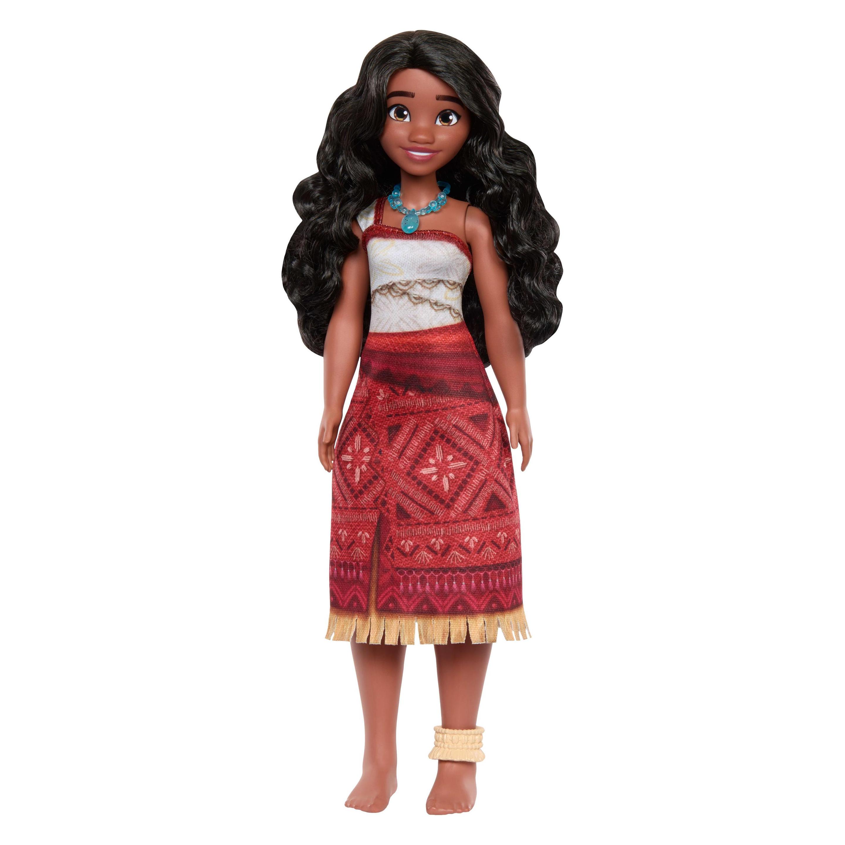 Mattel Disney Moana 2 Fashion Doll with 2 Accessories, Removable Outfit with Necklace & Anklet, Insp (JBT33)