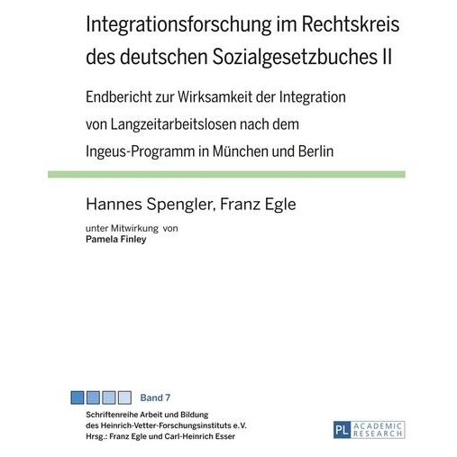 Peter Lang Spengler:Integrationsforschung im Recht (Deutsch, Hardcover, Franz Egle, Hannes Spengler) (67837427)