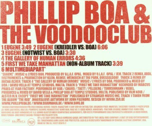 Phillip Boa & the Voodooclub - Eugene - Preis vom 12.10.2026 11:37:12 h