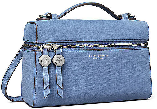 TORY BURCH Ledertasche - Henkeltasche ROMY blau EG